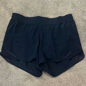 Lululemon High-Rise Lined Shorts - Red